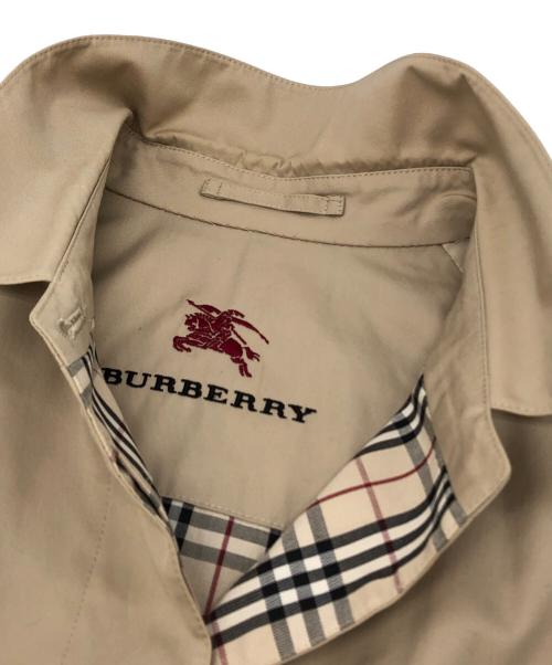 BURBERRY（バーバリー）BURBERRY (バーバリー) ノヴァチェックライニング比翼ステンカラーコート ベージュ サイズ:9ARの古着・服飾アイテム
