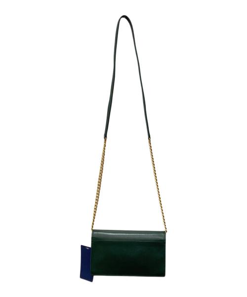POLO RALPH LAUREN（ポロ・ラルフローレン）POLO RALPH LAUREN (ポロ・ラルフローレン) フラップチェーンショルダーバッグ グリーン サイズ:下記参照 未使用品の古着・服飾アイテム