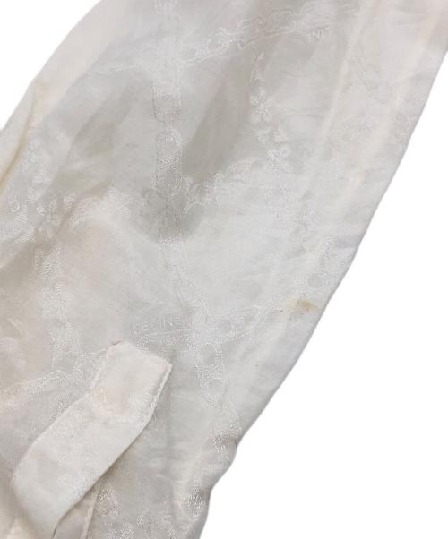 CELINE（セリーヌ）CELINE (セリーヌ) コットン×シルクジャガードシャツ アイボリー サイズ:38の古着・服飾アイテム