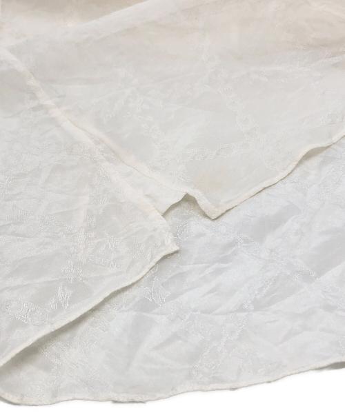 CELINE（セリーヌ）CELINE (セリーヌ) コットン×シルクジャガードシャツ アイボリー サイズ:38の古着・服飾アイテム