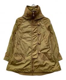MONCLER（モンクレール）の古着「PISTACHE ナイロンフーデッドコート」｜グリーン