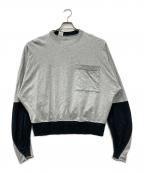 Champion×N.HOOLYWOODチャンピオン×エヌ ハリウッド）の古着「ロングスリーブTシャツ」｜グレー