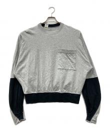 Champion×N.HOOLYWOOD（チャンピオン×エヌ ハリウッド）の古着「ロングスリーブTシャツ」｜グレー