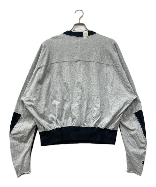 Champion（チャンピオン）Champion (チャンピオン) N.HOOLYWOOD (エヌ ハリウッド) ロングスリーブTシャツ グレー サイズ:Lの古着・服飾アイテム