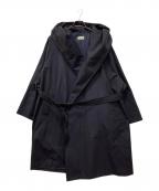 mexipaメキパ）の古着「Gabardine Hooded Coat」｜ネイビー