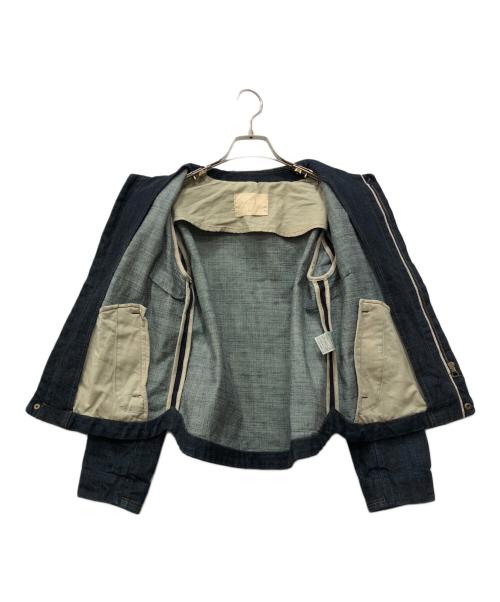 Pal'las Palace（パラスパレス）Pal'las Palace (パラスパレス) ボトルネックデニムジャケット ネイビー サイズ:3の古着・服飾アイテム