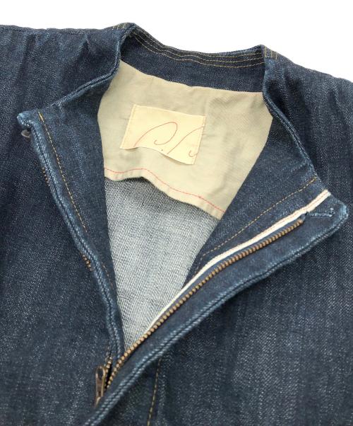 Pal'las Palace（パラスパレス）Pal'las Palace (パラスパレス) ボトルネックデニムジャケット ネイビー サイズ:3の古着・服飾アイテム