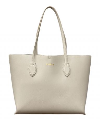 中古・古着通販】FURLA (フルラ) レザートートバッグ ホワイト サイズ