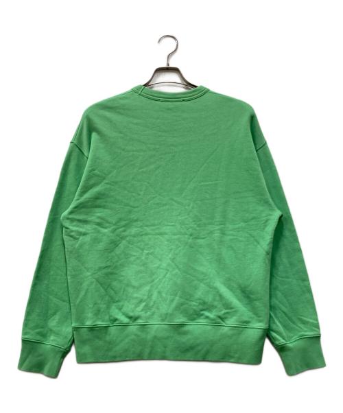 Acne studios（アクネ ストゥディオズ）ACNE STUDIOS (アクネ ストゥディオズ) フェイスロゴパッチスウェット グリーン サイズ:XSの古着・服飾アイテム