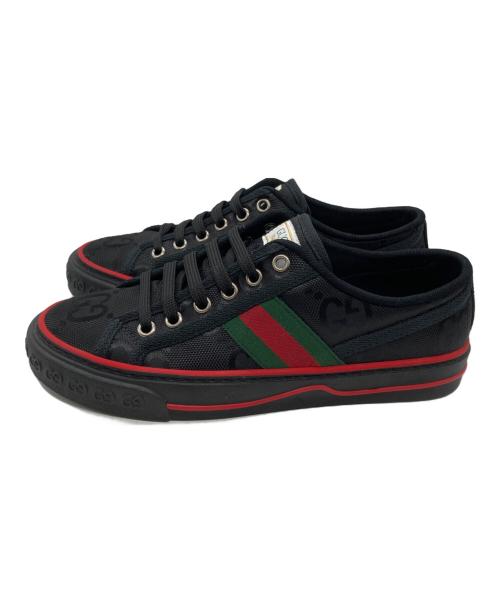 GUCCI（グッチ）GUCCI (グッチ) OFF THE GRID TENNIS 1977 スニーカー ブラック サイズ:36の古着・服飾アイテム