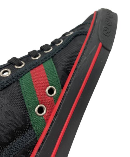 GUCCI（グッチ）GUCCI (グッチ) OFF THE GRID TENNIS 1977 スニーカー ブラック サイズ:36の古着・服飾アイテム