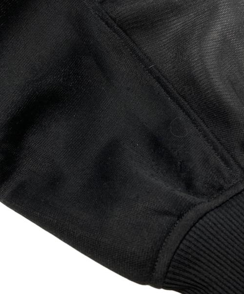 THINGS THAT MATTER（シングスザットマター）THINGS THAT MATTER (シングスザットマター) SHEER SLEEVES COMPACT MA-1 BLOUSON ブラック サイズ:Fの古着・服飾アイテム