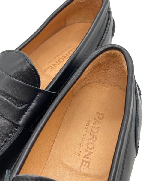 PADRONE（パドローネ）PADRONE (パドローネ) nano・universe (ナノ・ユニバース) 別注 LOAFER ブラック サイズ:41の古着・服飾アイテム