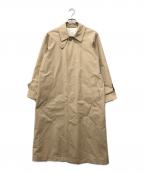 DEPAREILLEデパリエ）の古着「レギュラーステンカラーコート」｜ベージュ