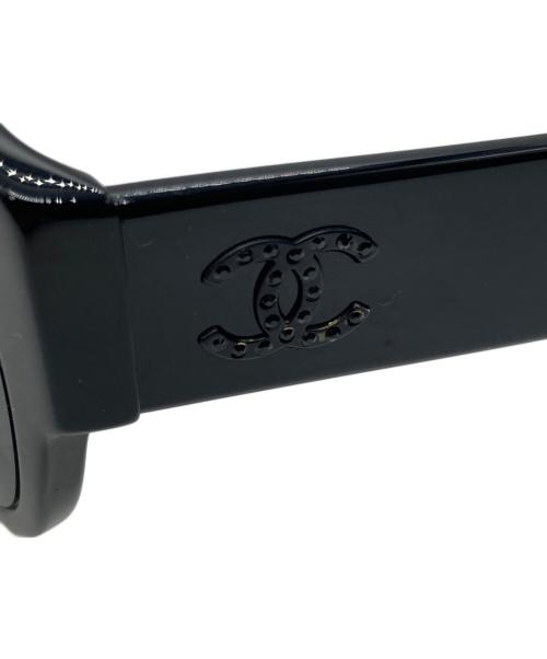 CHANEL（シャネル）CHANEL (シャネル) ココマークサングラス ブラック サイズ:54□19の古着・服飾アイテム