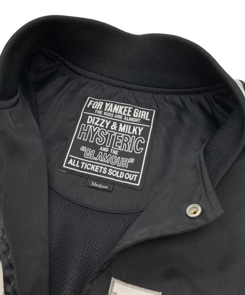 Hysteric Glamour（ヒステリックグラマー）Hysteric Glamour (ヒステリックグラマー) HYSTERIC ASSOCIATION スタジャン ブラック サイズ:Mの古着・服飾アイテム