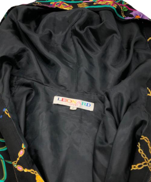 LEONARD SPORT（レオナール スポーツ）LEONARD SPORT (レオナール スポーツ) フーデッドジャケット ブラック サイズ:FREEの古着・服飾アイテム
