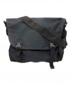 BAGJACKバッグジャック）の古着「ナイロンメッセンジャーバッグ」｜ブラック