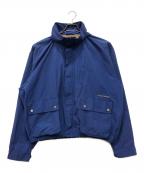 POLO SPORTポロスポーツ）の古着「コットン×ナイロンフーデッドジャケット」｜ブルー