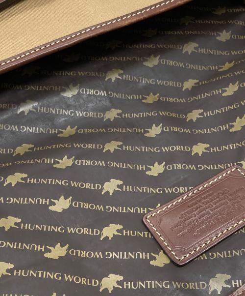 HUNTING WORLD（ハンティングワールド）HUNTING WORLD (ハンティングワールド) サファリトゥディ キャンバスショルダーバッグ ベージュ サイズ:下記参照の古着・服飾アイテム