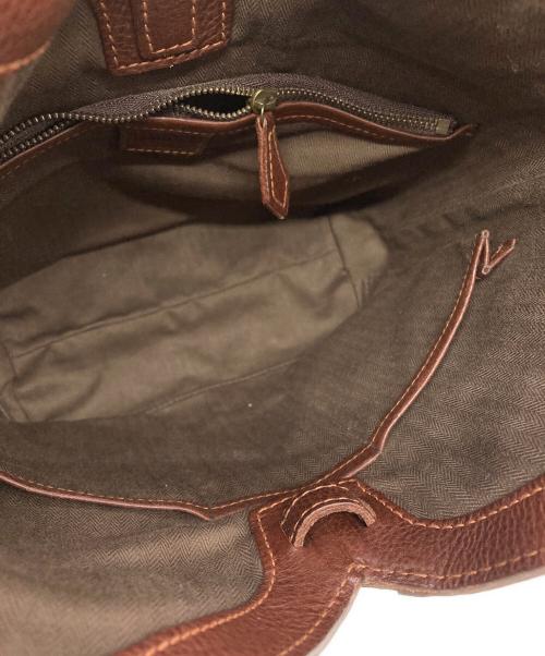 genten（ゲンテン）genten (ゲンテン) サスティナブルカットワークトートバッグ（中） ブラウン サイズ:下記参照の古着・服飾アイテム