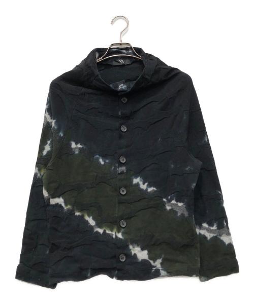 Y's（ワイズ）Y's (ワイズ) タイダイカーディガン ブラック サイズ:2の古着・服飾アイテム