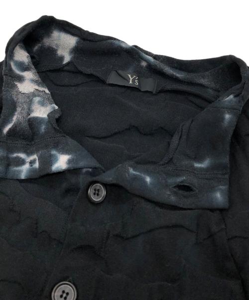 Y's（ワイズ）Y's (ワイズ) タイダイカーディガン ブラック サイズ:2の古着・服飾アイテム