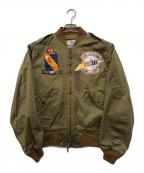 BUZZ RICKSON'Sバズリクソンズ）の古着「L-2 テストサンプル フライト ジャケット」｜グリーン