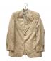 GUCCI（グッチ）の古着「キャメル×シルク 金ボタン2Bジャケット」｜ベージュ
