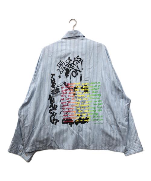 KIDILL（キディル）KIDILL (キディル) SEDITIONARIES POINTED COLLAR SHIRT ブルー サイズ:F 未使用品の古着・服飾アイテム