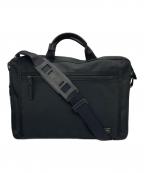 PORTERポーター）の古着「クリップ2WAYブリーフケース」｜ブラック