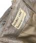 中古・古着 HELMUT LANG (ヘルムートラング) SILVER PAINTED LEATHER BIKER PANTS ベージュ サイズ:44：65000円