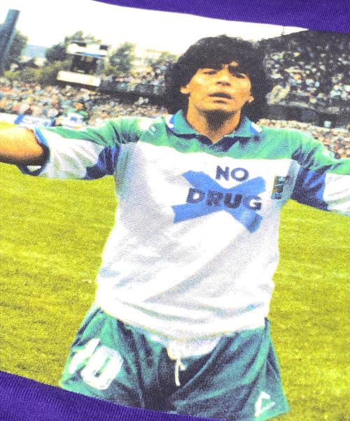 SUPREME（シュプリーム）SUPREME (シュプリーム) Maradona Tee パープル サイズ:Sの古着・服飾アイテム