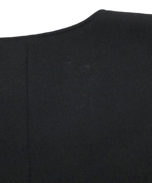 GRANDMA MAMA DAUGHTER toro（グランマ ママドーター トロ）GRANDMA MAMA DAUGHTER toro (グランマ ママドーター トロ) ノーカラージャケット ブラック サイズ:2の古着・服飾アイテム