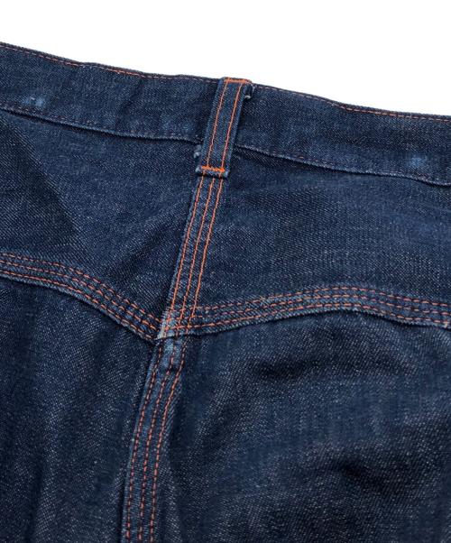 VINTAGE（）VINTAGE (ヴィンテージ) ヴィンテージオレンジステッチデニムパンツ ブルー サイズ:下記参照の古着・服飾アイテム