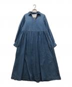 Healthy DENIMヘルシーデニム）の古着「Marshmallow デニムワンピース」｜ブルー