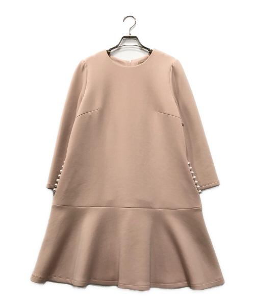 Rose Tiara（ローズティアラ）Rose Tiara (ローズティアラ) ミリオラメントダブルエアーワンピース ピンク サイズ:42 未使用品の古着・服飾アイテム