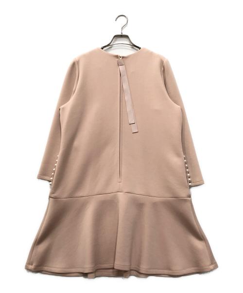 Rose Tiara（ローズティアラ）Rose Tiara (ローズティアラ) ミリオラメントダブルエアーワンピース ピンク サイズ:42 未使用品の古着・服飾アイテム