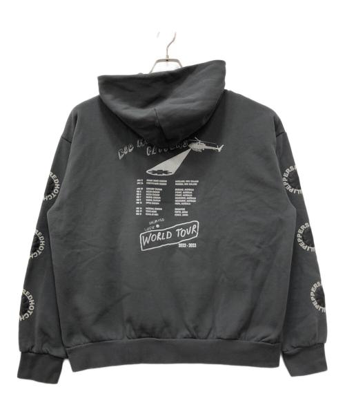 RED HOT CHILI PEPPERS（レッドホットチリペッパーズ）Red Hot Chili Peppers (レッドホットチリペッパーズ) 2022-2023 ワールドツアープルオーバーパーカー グレー サイズ:XLの古着・服飾アイテム