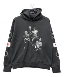 RED HOT CHILI PEPPERS（レッドホットチリペッパーズ）の古着「2024 ワールドツアープルオーバーパーカー」｜グレー