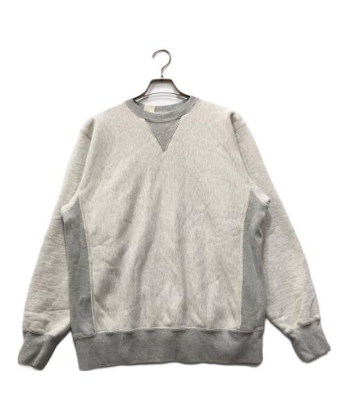 N.HOOLYWOOD（エヌ ハリウッド）N.HOOLYWOOD (エヌ ハリウッド) LOOPWHEELER (ループウィラー) クルーネックスウェット グレー サイズ:Ｌの古着・服飾アイテム