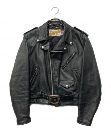 Schott（ショット）の古着「ダブルライダースジャケット」｜ブラック