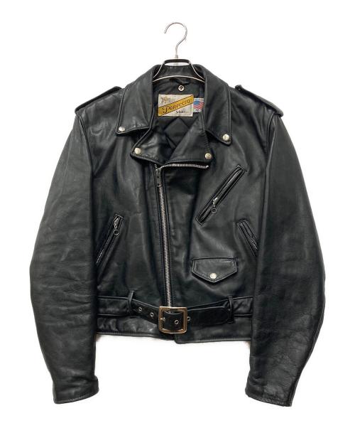 Schott（ショット）Schott (ショット) ダブルライダースジャケット ブラック サイズ:42の古着・服飾アイテム