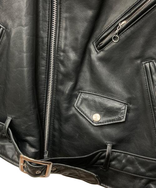 Schott（ショット）Schott (ショット) ダブルライダースジャケット ブラック サイズ:42の古着・服飾アイテム