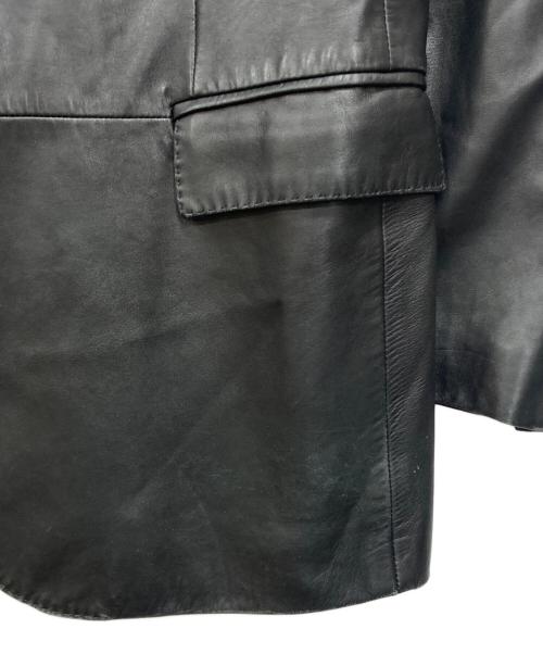 BALLY（バリー）BALLY (バリー) レザー2Bジャケット ブラック サイズ:38の古着・服飾アイテム