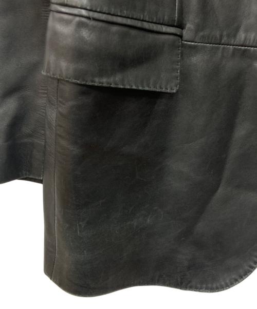 BALLY（バリー）BALLY (バリー) レザー2Bジャケット ブラック サイズ:38の古着・服飾アイテム