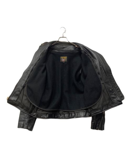 VANSON（バンソン）VANSON (バンソン) タイプBレザージャケット ブラック サイズ:42の古着・服飾アイテム