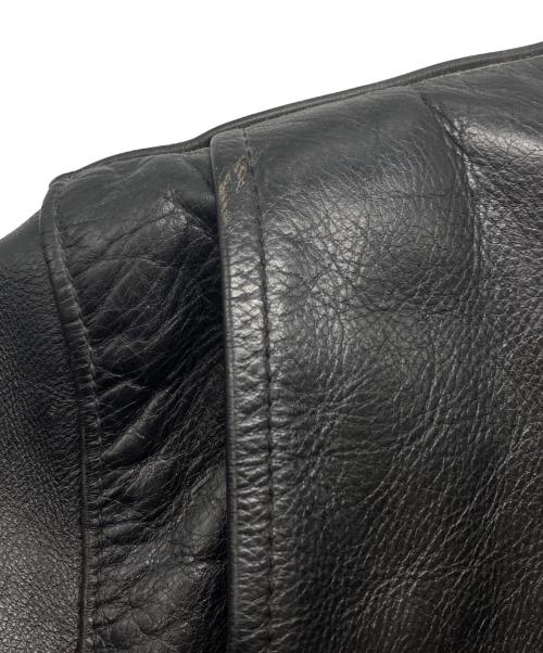 VANSON（バンソン）VANSON (バンソン) タイプBレザージャケット ブラック サイズ:42の古着・服飾アイテム
