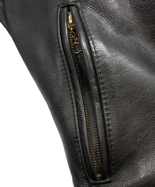 VANSON（バンソン）VANSON (バンソン) タイプBレザージャケット ブラック サイズ:42の古着・服飾アイテム