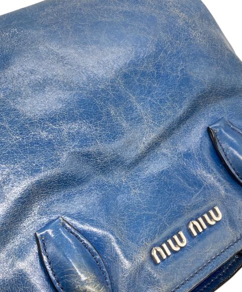 MIU MIU（ミュウミュウ）MIU MIU (ミュウミュウ) 2WAYバッグ ブルー サイズ:下記参照の古着・服飾アイテム